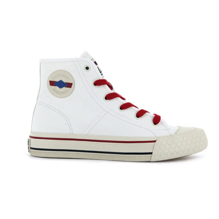 Dámské Tenisky Palladium Palla Louvel High Tops Bílé | CZ ORQ-18G